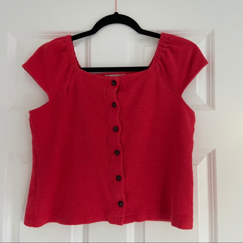 Madewell Button Front Top